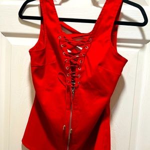 Stretch Red tank top